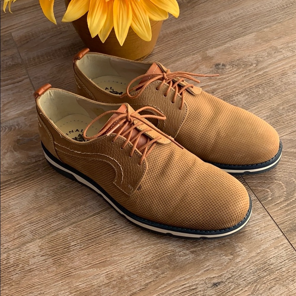 D’Calderoni Suede Leather Lace Up Oxford